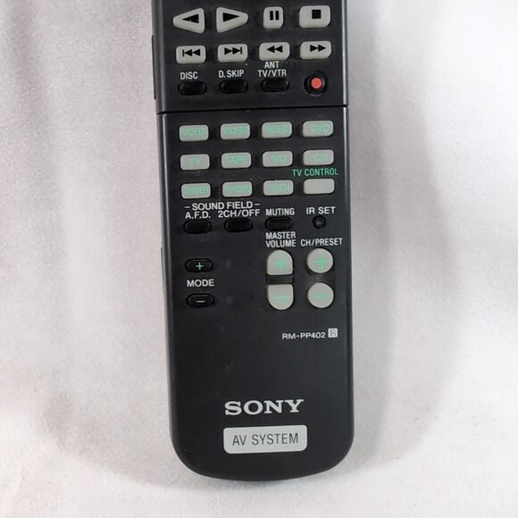 Sony RM-PP402 AV System Remote Control TESTED WORKING - Picture 3 of 7